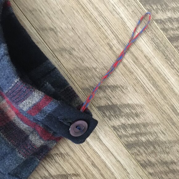 Vintage Canadian Plaid Knife Pleated Wool Skirt 28W - Picture 7 of 13